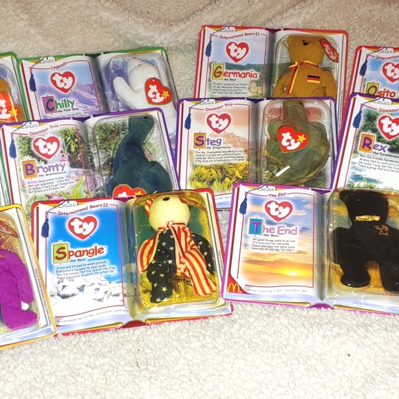 Vintage MCDONALDS/TY SPECIAL EDITION TEENIE BEANIE BABY SET! - Picture 1 of 14